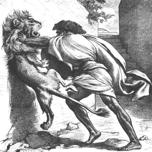 Samson and the Lion