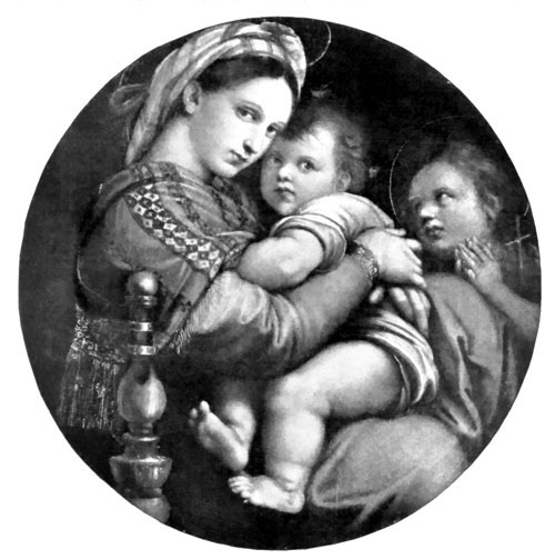 MADONNA OF THE CHAIR Pitti Gallery, Florence