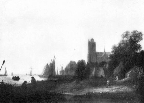 JAN VAN GOYEN View of Dordrecht