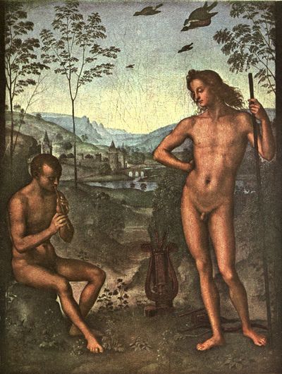 Apollo and Marsyas.