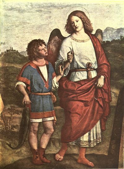 Tobit and the Angel (Detail).