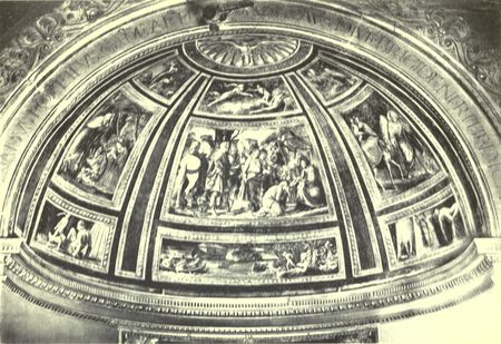 Cupola of the Ponzetti Chapel.