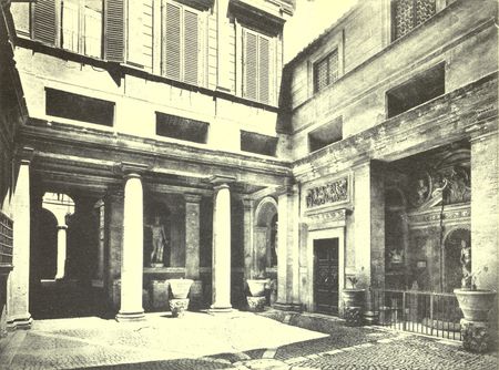 Courtyard of Palazzo Massimi.