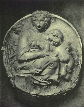 Madonna, Child, and S. John.