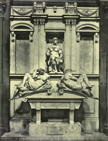 Tomb of Giuliano De' Medici.