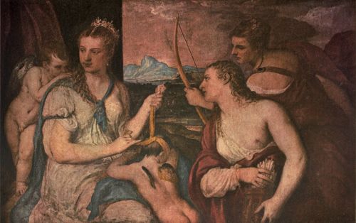 Tiziano: The Education of Cupid.