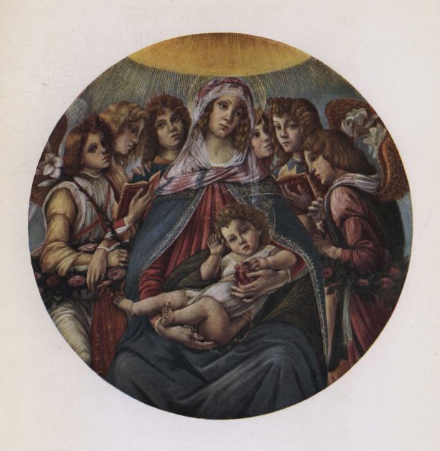 PLATE V.--THE MADONNA OF THE POMEGRANATE.