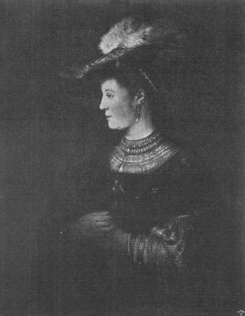 Abb. 42. Bildnis von Rembrandts Braut Saskia van Ulenburgh