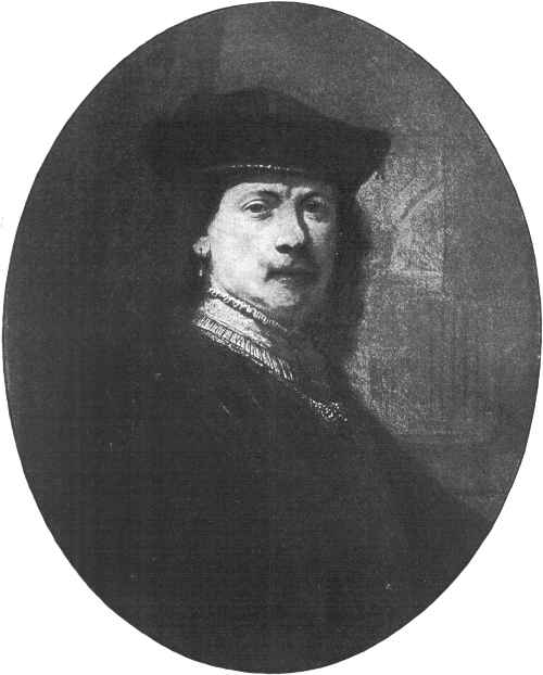 Abb. 78. Selbstbildnis Rembrandts, gemalt 1637
