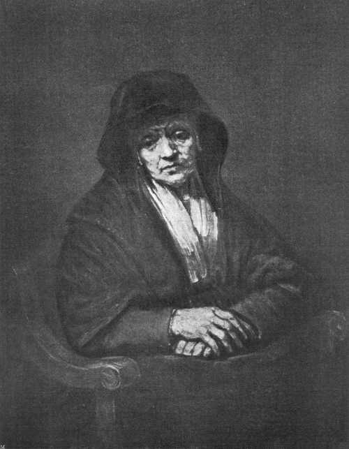 Abb. 144. Bildnis einer alten Frau, gemalt im Jahre 1654