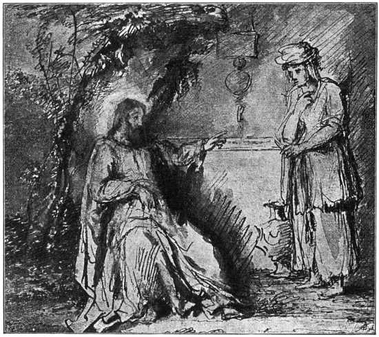 Abb. 154. Christus und die Samariterin