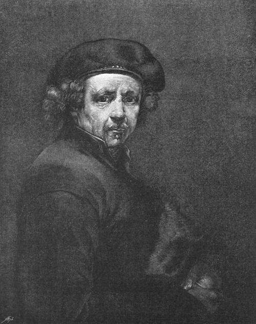 Abb. 157. Rembrandts Selbstbildnis aus seiner letzten Lebenszeit