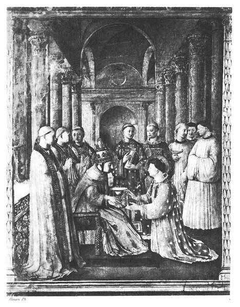 ST. LAWRENCE ORDAINED DEACON BY POPE SIXTUS II.
