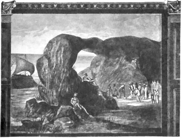 FIG. 13.—ODYSSEY LANDSCAPE, VATICAN. (FROM WOLTMANN AND WOERMANN.)