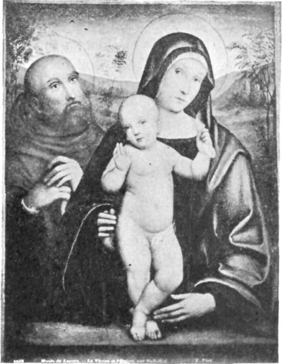 FIG. 32.—SCHOOL OF FRANCIA. MADONNA AND CHILD. LOUVRE.