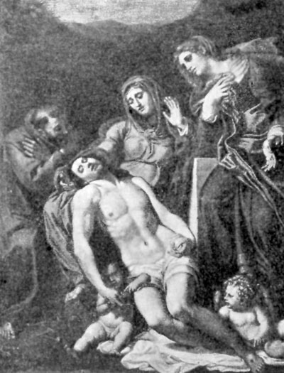 FIG. 54.—ANNIBALE CARACCI. ENTOMBMENT OF CHRIST. LOUVRE.