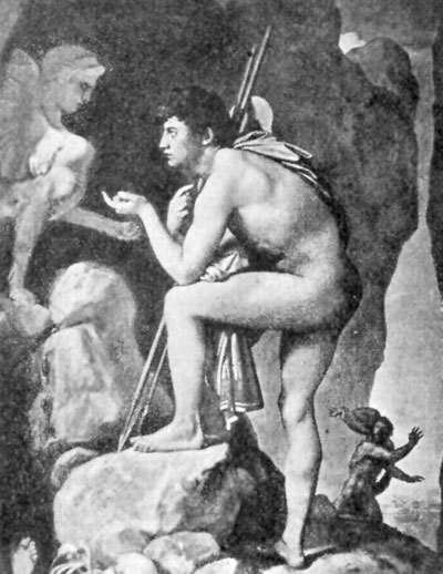 FIG. 61.—INGRES. ŒDIPUS AND SPHINX. LOUVRE.