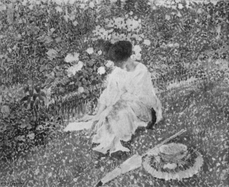 Garden in June. Frederick C. Frieseke, 1874-