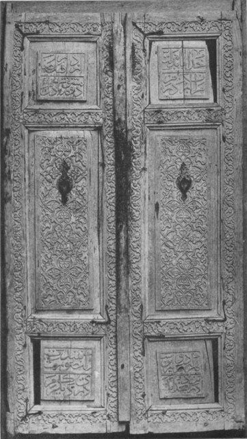 Mosque Doors, Carved Wood, Persian, about 1500