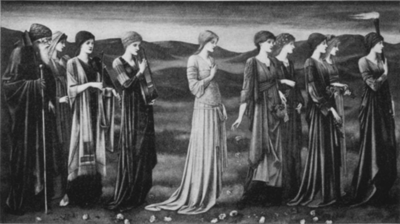 Psyche's Wedding. Sir Edward Burne-Jones, 1833-1898