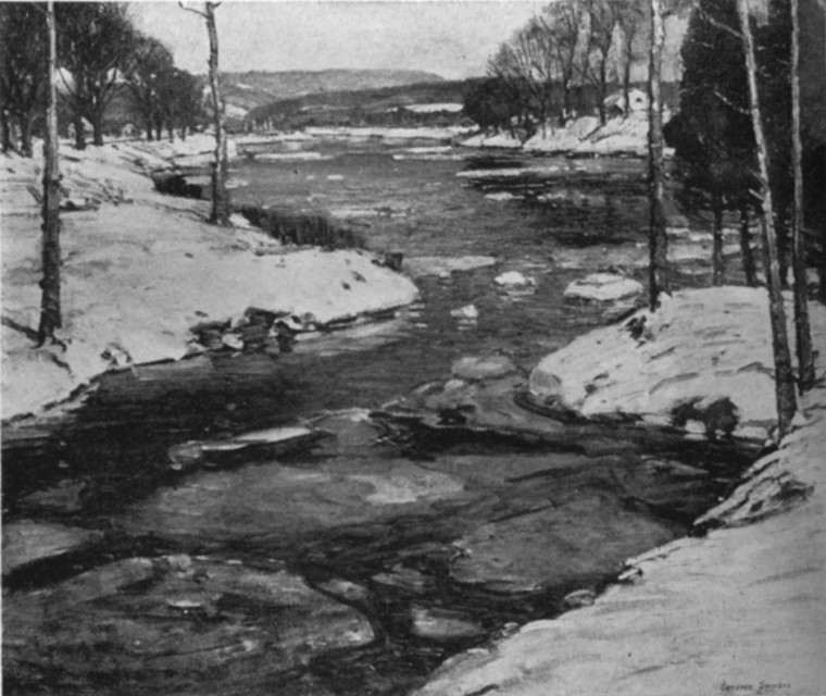 River in Winter. Gardner Symons, 1861-