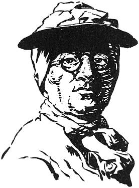 line drawing of Chardin