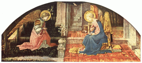 PLATE I.—FILIPPO LIPPI THE ANNUNCIATION National Gallery, London