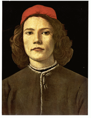 PLATE III.—SANDRO BOTTICELLI PORTRAIT OF A YOUNG MAN National Gallery, London