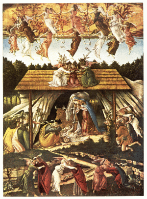 PLATE IV.—SANDRO BOTTICELLI THE NATIVITY National Gallery, London