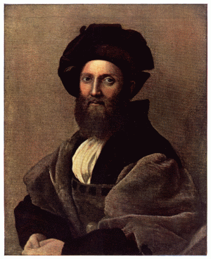 PLATE IX.—RAPHAEL PORTRAIT OF BALDASSARE CASTIGLIONE Louvre, Paris