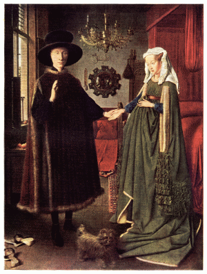 PLATE XXI.—JAN VAN EYCK JAN ARNOLFINI AND HIS WIFE National Gallery, London