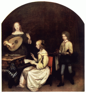 PLATE XXVIII.—TERBORCH THE CONCERT Louvre, Paris