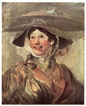 PLATE XXXVIII.—WILLIAM HOGARTH THE SHRIMP GIRL National Gallery, London