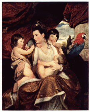 PLATE XXXIX.—SIR JOSHUA REYNOLDS LADY COCKBURN AND HER CHILDREN National Gallery, London