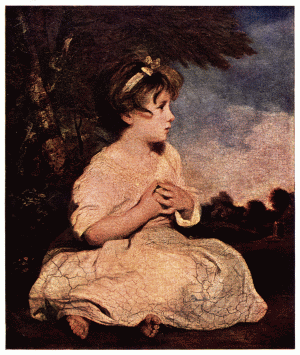 PLATE XL.—SIR JOSHUA REYNOLDS THE AGE OF INNOCENCE National Gallery, London