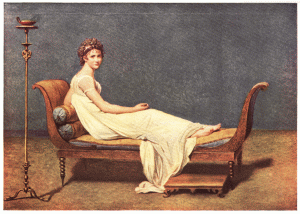 PLATE XLIV.—JACQUES LOUIS DAVID PORTRAIT OF MME. RÉCAMIER Louvre, Paris