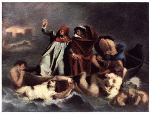 PLATE XLV.—EUGÈNE DELACROIX DANTE AND VIRGIL Louvre, Paris