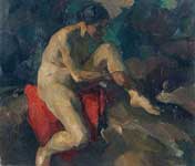 Seated Female Nude