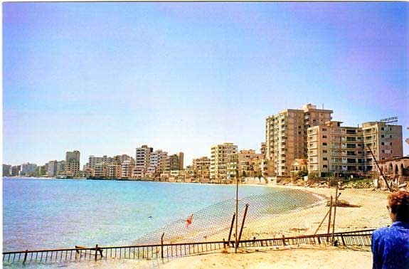 Famagusta April 2003 Cyprus joined the European Union and the Turkish 